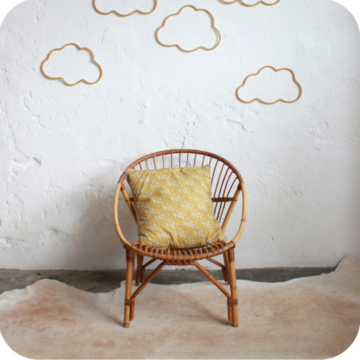 Fauteuil rotin vintage - Classique - E346