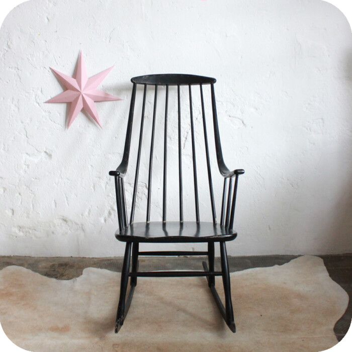 Rocking chair vintage - Scandinave - E408