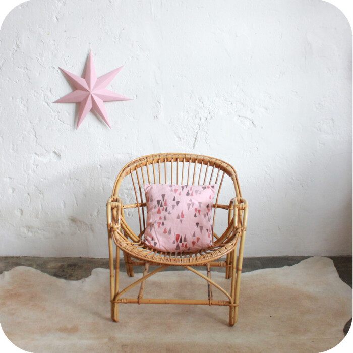 Fauteuil rotin vintage - Classique - E420