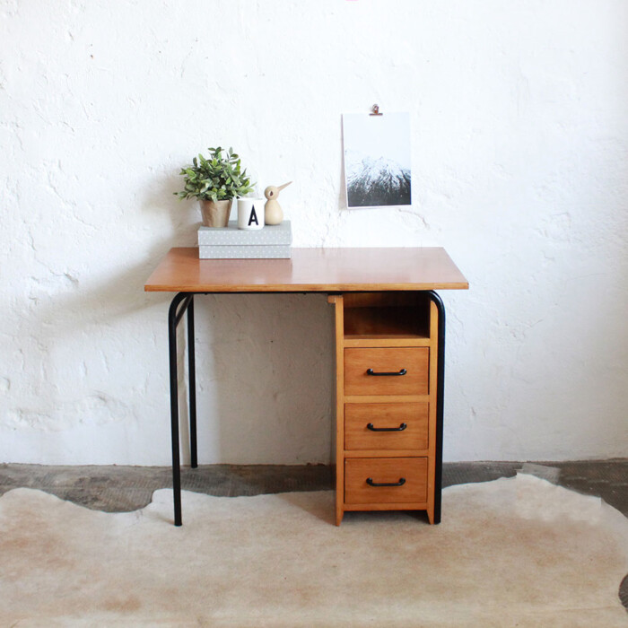 Bureau vintage - métal - C537