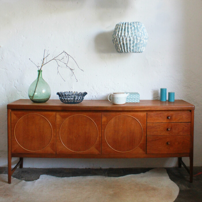 Enfilade teck anglaise vintage - E597