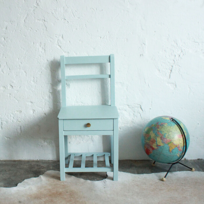 Chevet chaise d'internat vintage - C685b