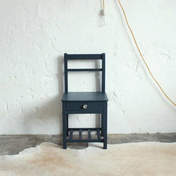 Chevet chaise d'internat vintage - C685f