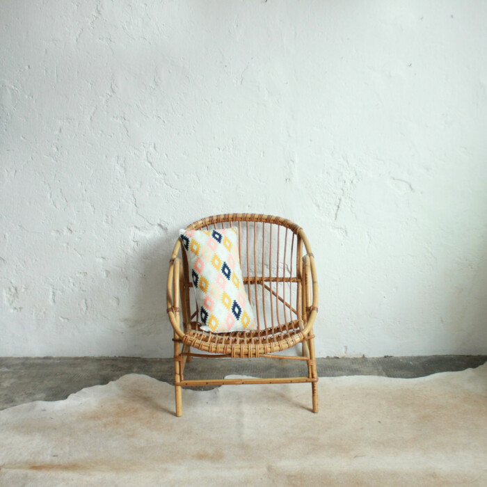 Fauteuil rotin vintage - Classique - F231