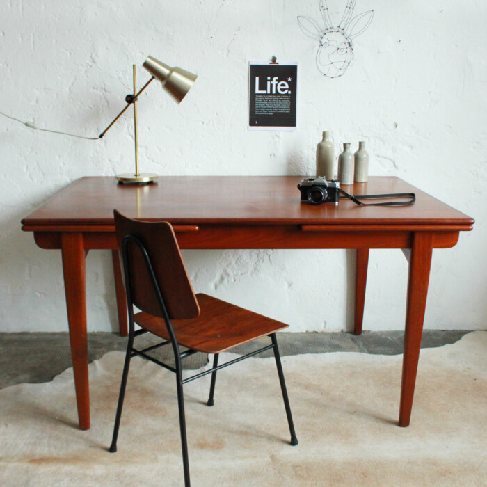 Table teck vintage - danoise - E688
