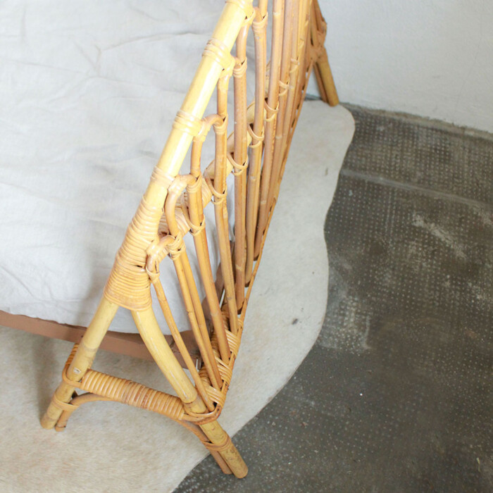 Lit rotin vintage - Corbeille - F210 – Image 4