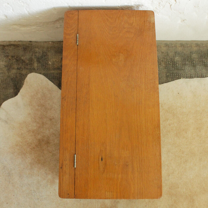 Banc coffre rotin vintage - F422 – Image 9