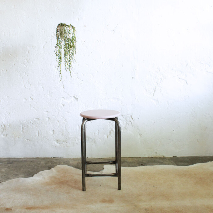 Tabouret d'atelier vintage - D470 – Image 3