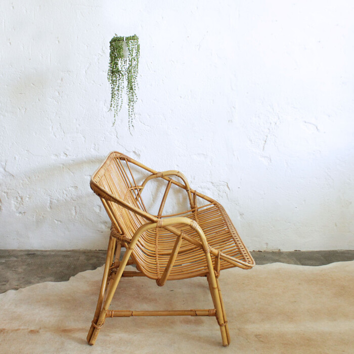Banquette rotin vintage - F468 – Image 5