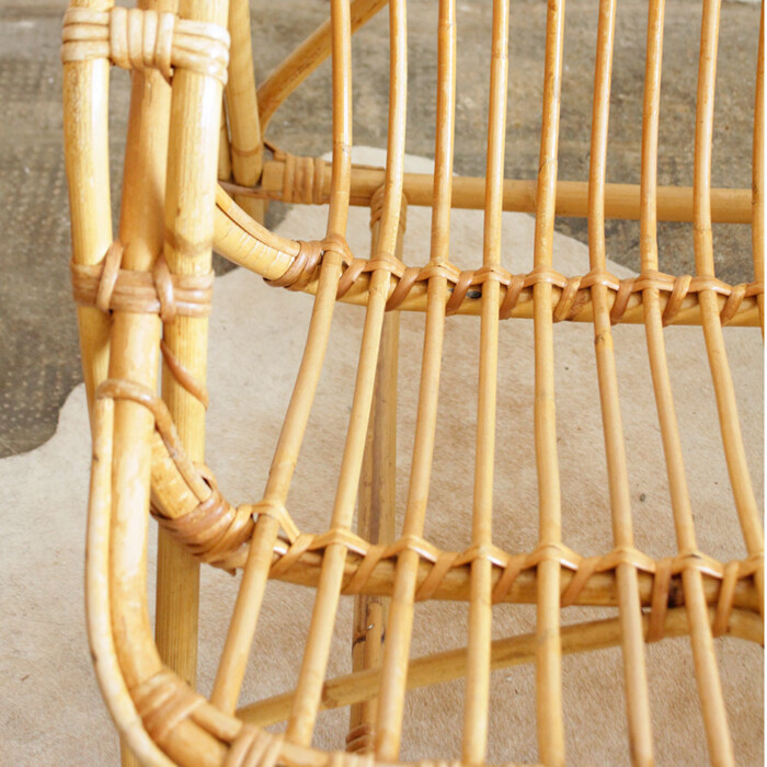 Banquette rotin vintage - F468 – Image 2