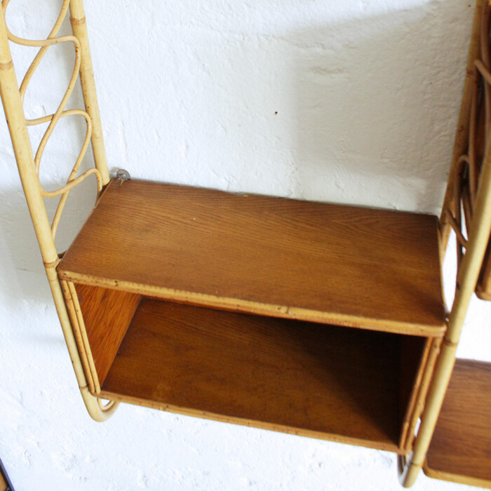 Etagère rotin vintage - F380 – Image 6
