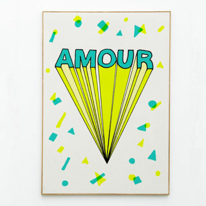 Affiche M. Cabanas - Amour