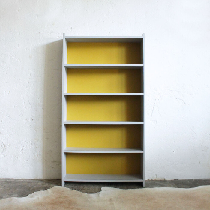 Bibliothèque bois vintage - D478
