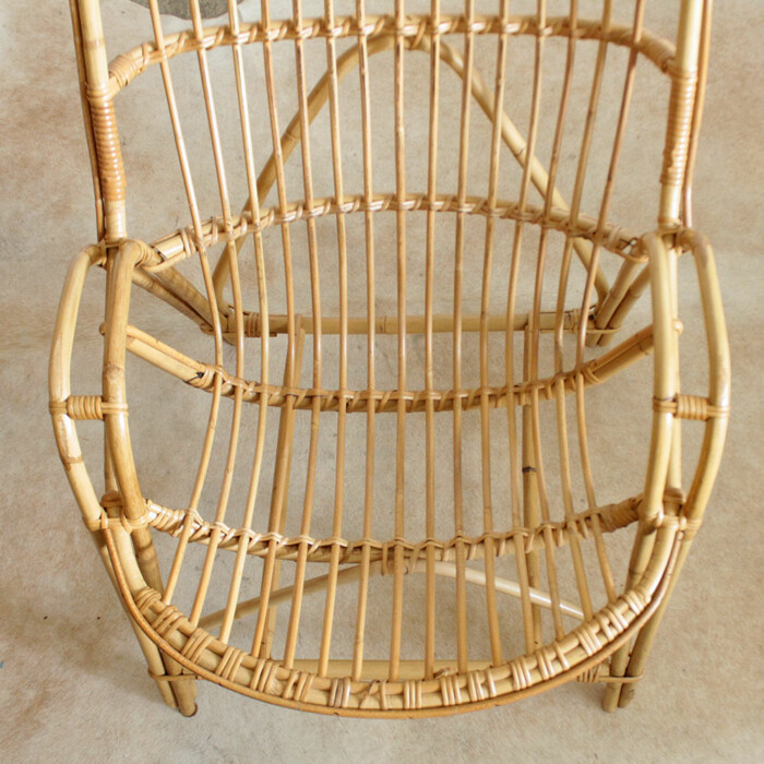 Fauteuil rotin vintage - F558 – Image 6