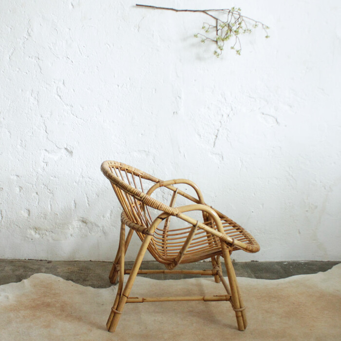 Fauteuil rotin vintage - Classique - F533 – Image 5
