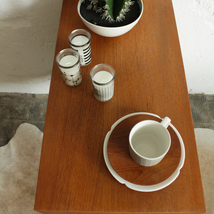 Meuble rangement teck vintage - F548 – Image 9