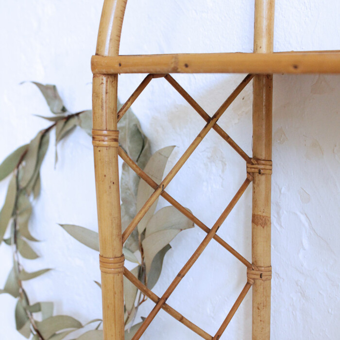 Etagère rotin vintage - F596 – Image 2