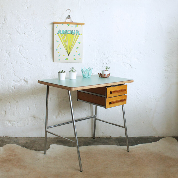 Bureau vintage - métal - E643 – Image 5