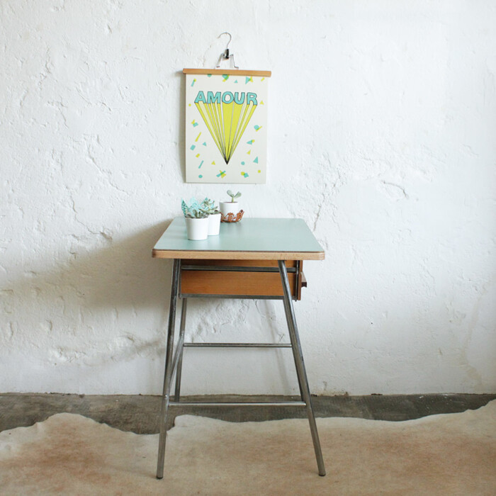 Bureau vintage - métal - E643 – Image 6