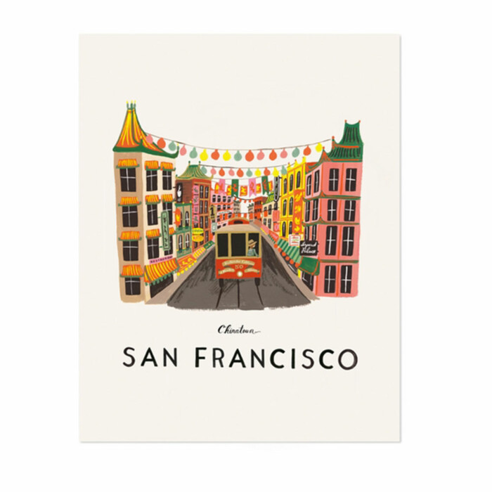 Affiche Rifle Paper - San Francisco