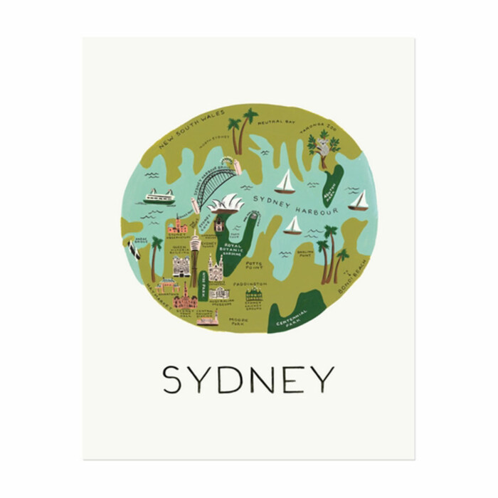 Affiche Rifle Paper - Sydney