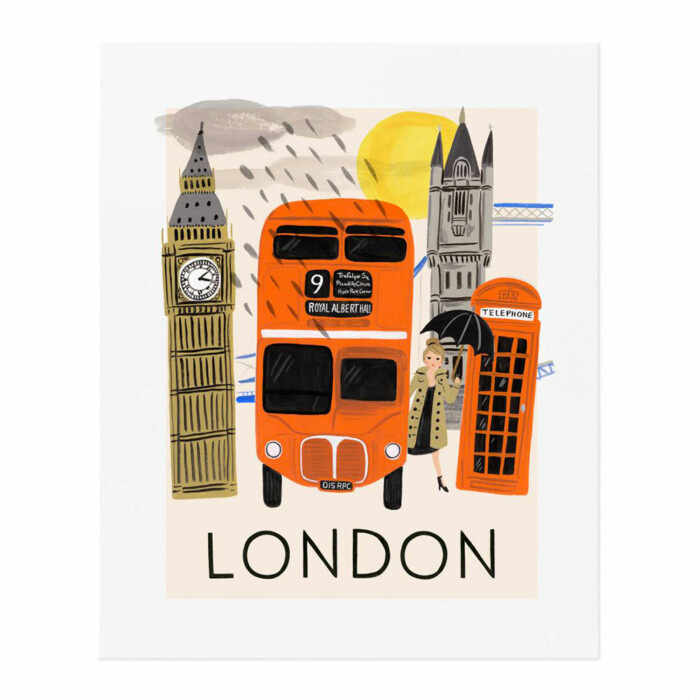 Affiche Rifle Paper - London
