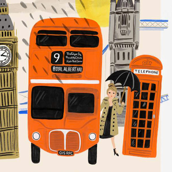 Affiche Rifle Paper - London – Image 2