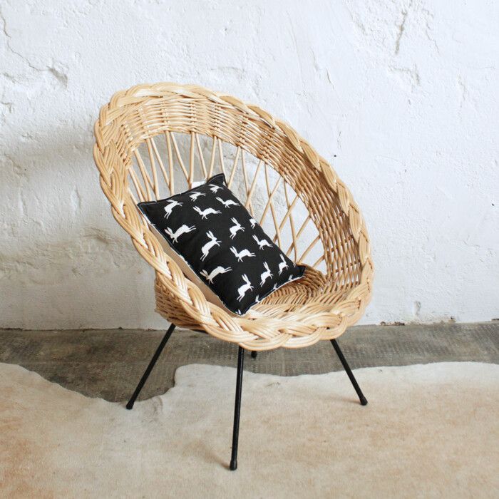 Fauteuil osier vintage - Enfant - F666 – Image 4
