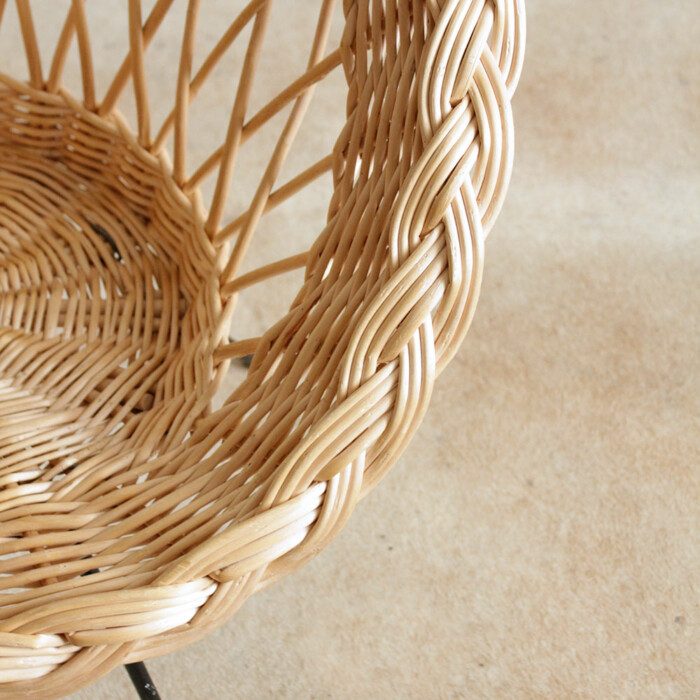 Fauteuil osier vintage - Enfant - F666 – Image 2