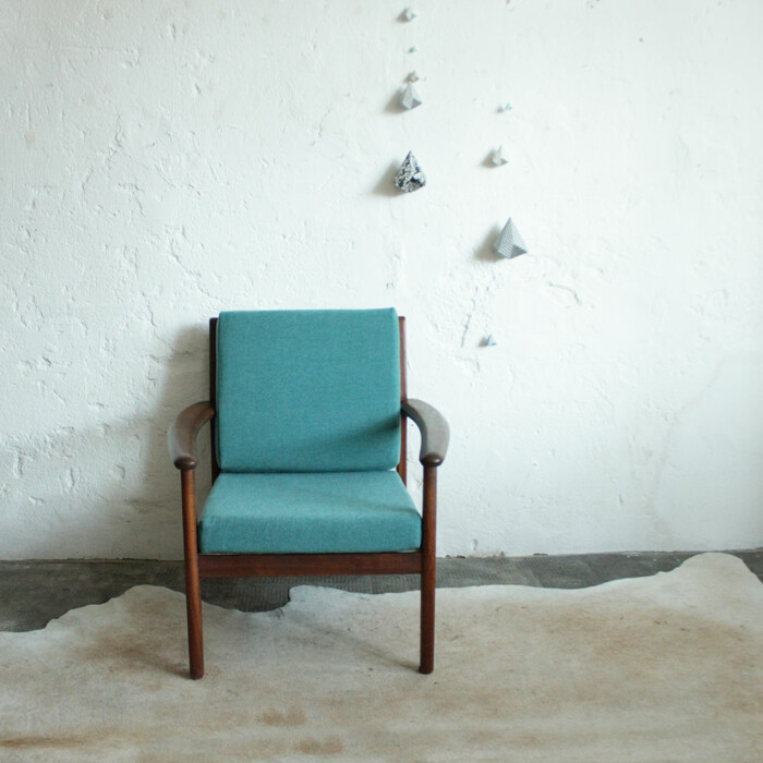 Fauteuil teck vintage - F709