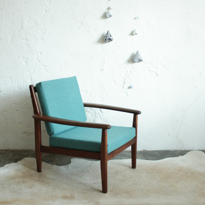 Fauteuil teck vintage - F709 – Image 4