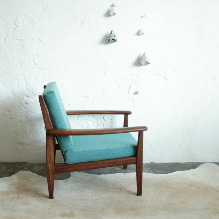 Fauteuil teck vintage - F709 – Image 5