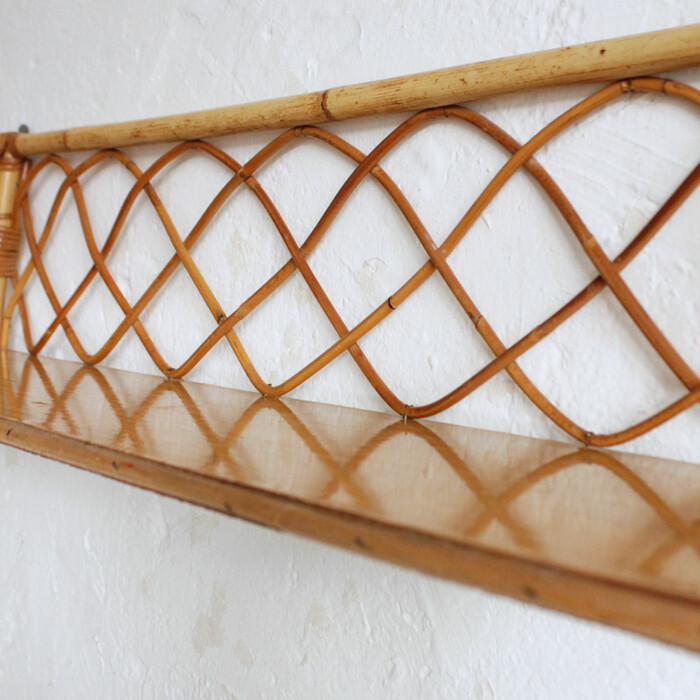 Etagère rotin vintage - F690 – Image 5