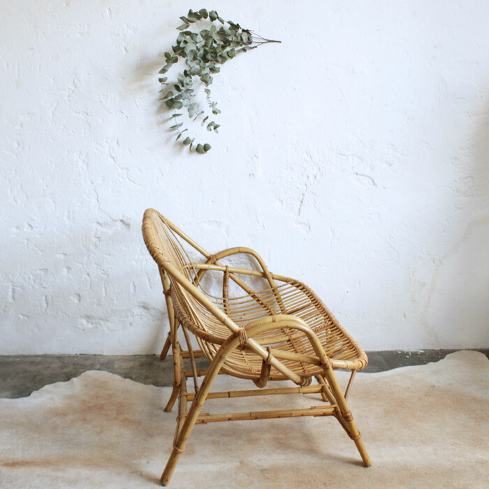 Banquette rotin vintage - G240 – Image 5
