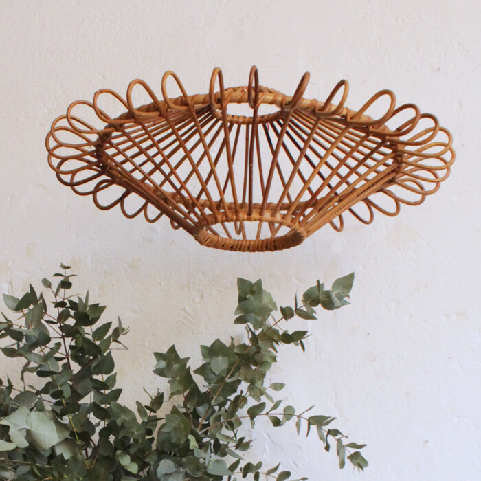 Suspension rotin vintage - F337