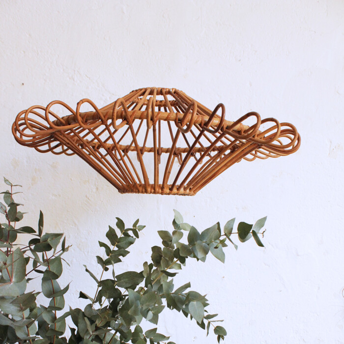 Suspension rotin vintage - F337 – Image 3