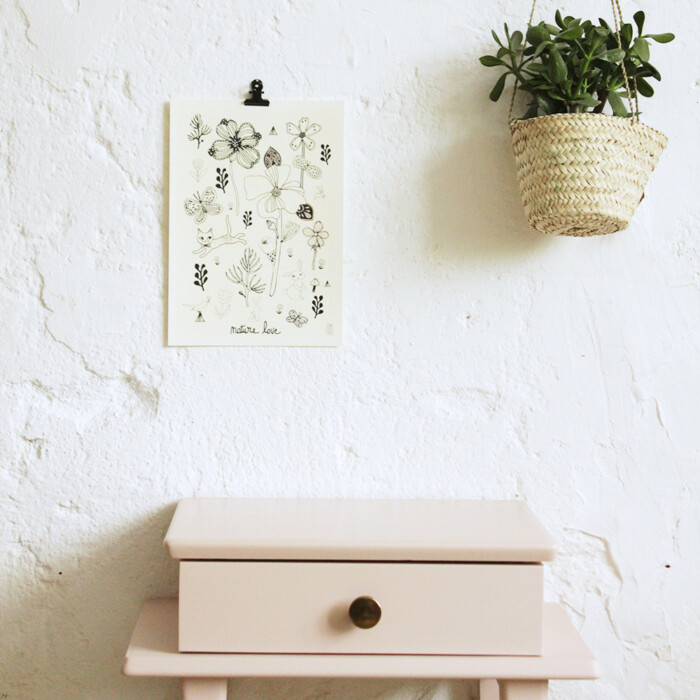 Chevet bois vintage - F531 – Image 5