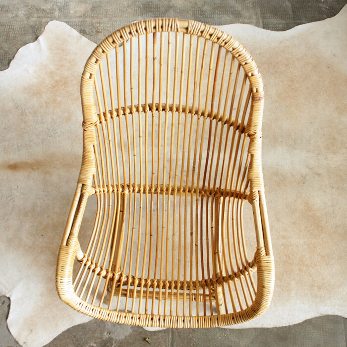 Fauteuil rotin vintage - Loveuse - G410 – Image 6