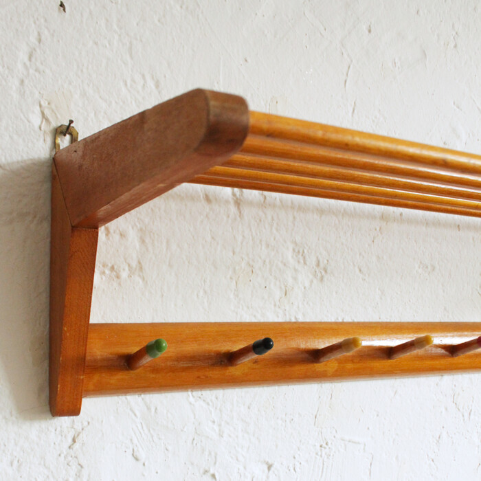 Patère bois vintage - G395 – Image 4