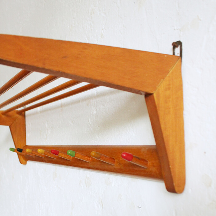 Patère bois vintage - G395 – Image 3