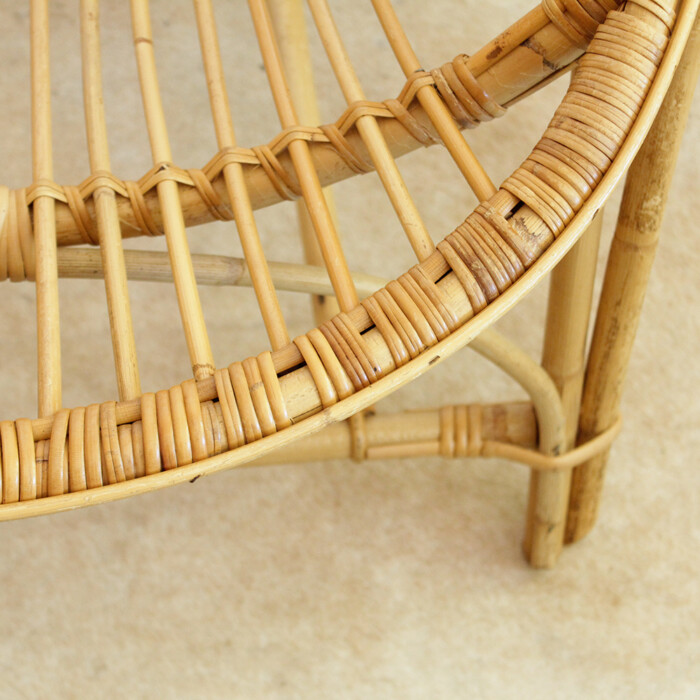 Fauteuil rotin vintage - Classique - G505 – Image 2
