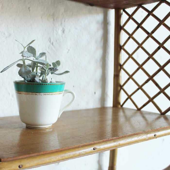 Etagère rotin vintage - G575 – Image 5