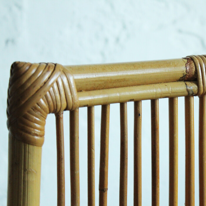 Fauteuil rotin vintage - C309 – Image 2