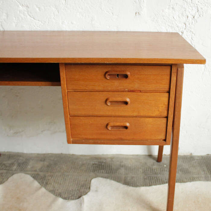 Bureau vintage teck danois - H300 – Image 4