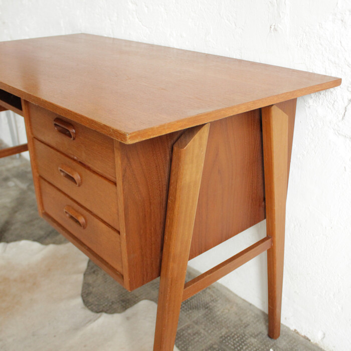 Bureau vintage teck danois - H300 – Image 5
