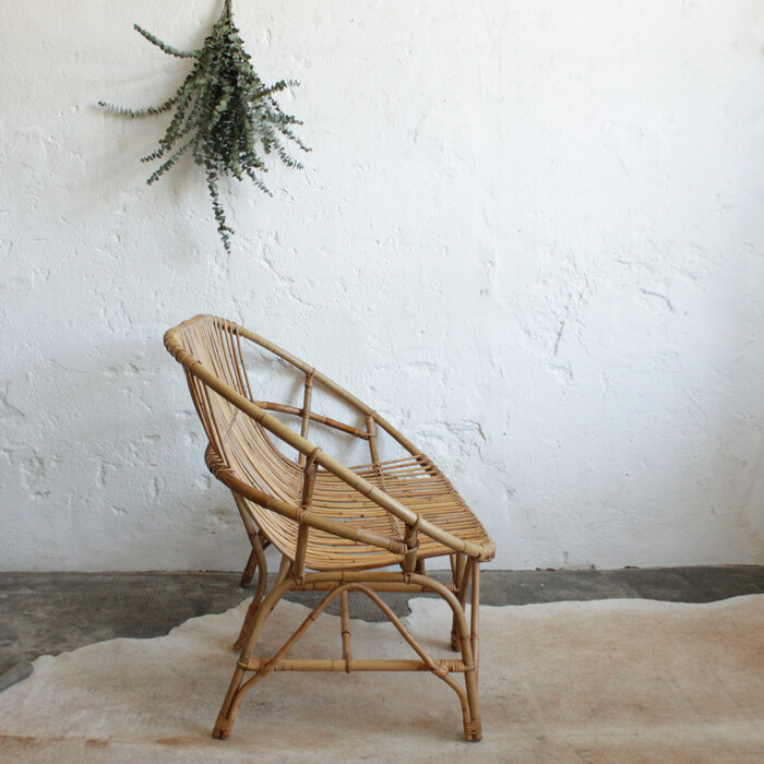 Banquette rotin vintage - H372 – Image 5