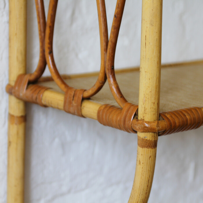 Etagère rotin vintage - H409 – Image 2