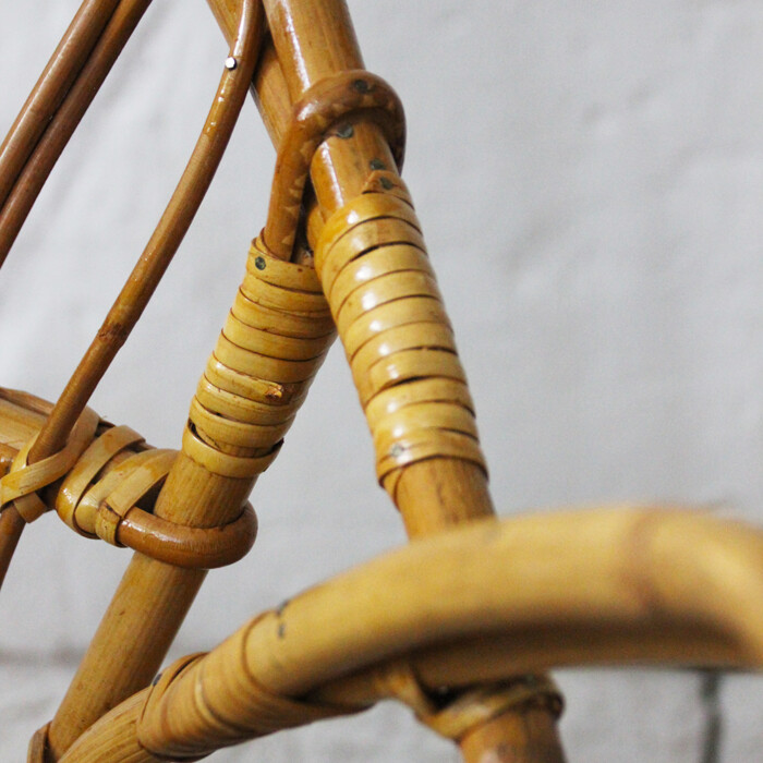 Fauteuil rotin vintage - H527 – Image 7