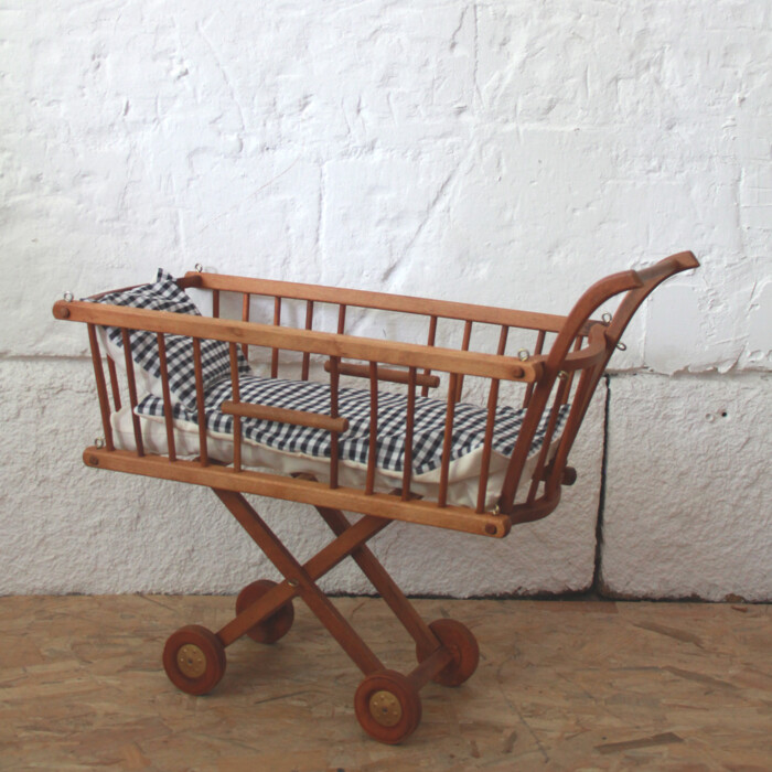 Landau bois vintage - H526 – Image 4
