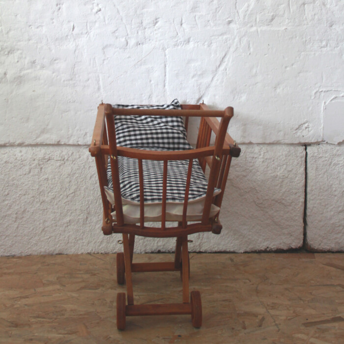 Landau bois vintage - H526 – Image 5